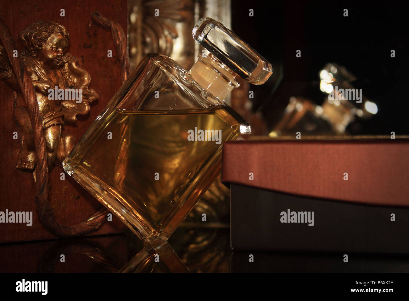 Parfüm-Flasche Stockfoto