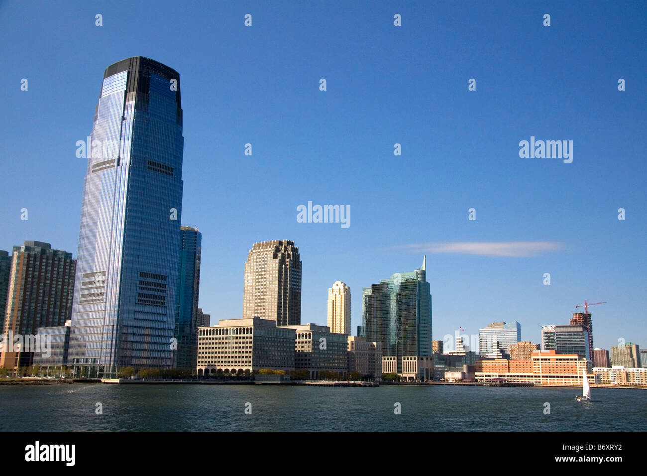 Goldman Sachs Turm in Jersey City, New Jersey USA Stockfoto