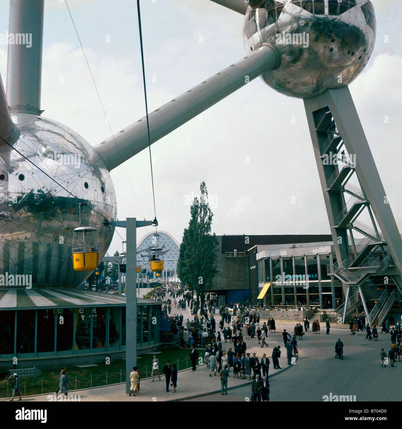Expo 58, Heysel, Brüssel, 1958 Stockfoto
