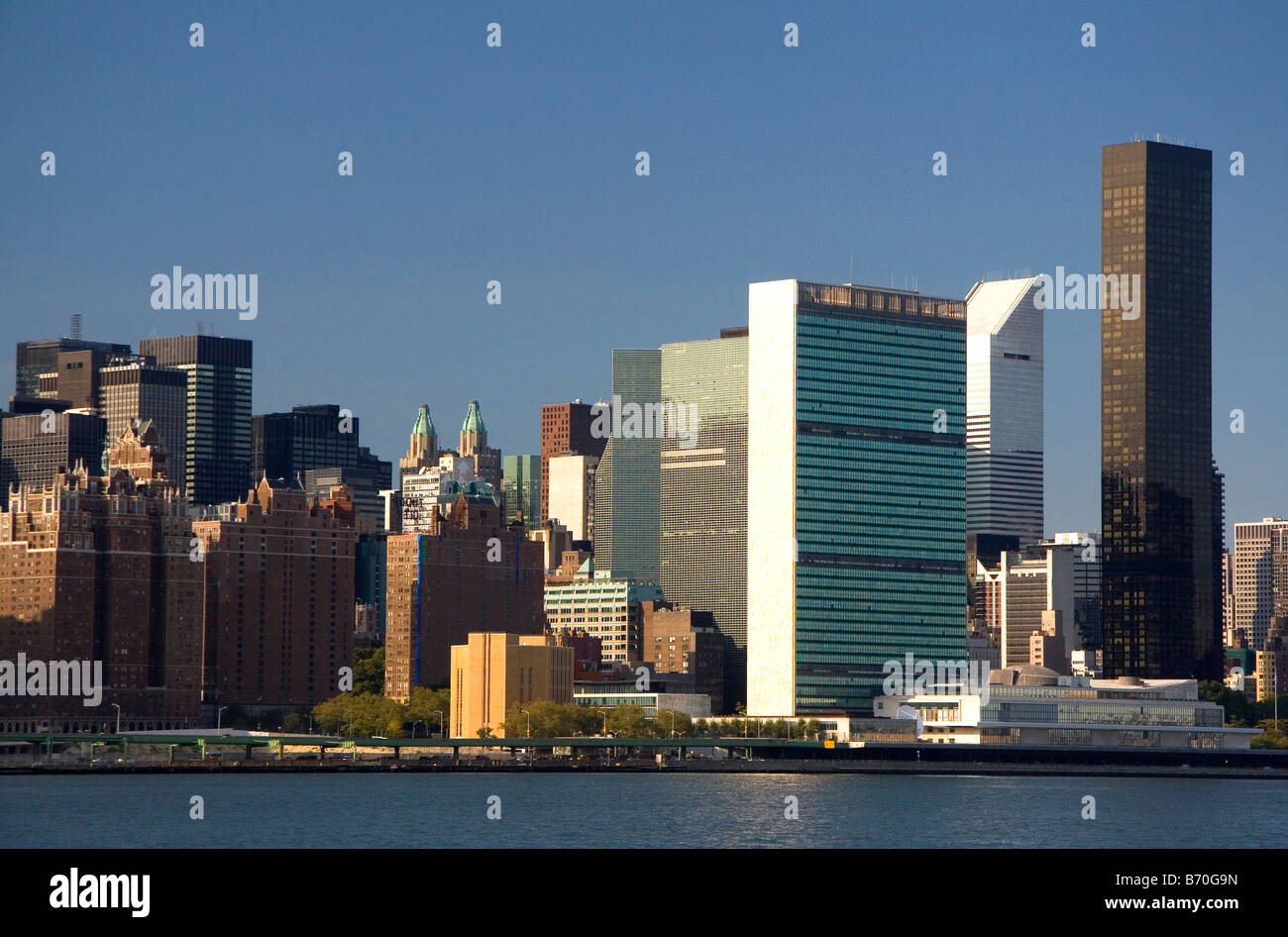 Wolkenkratzer in New York City New York USA Stockfoto