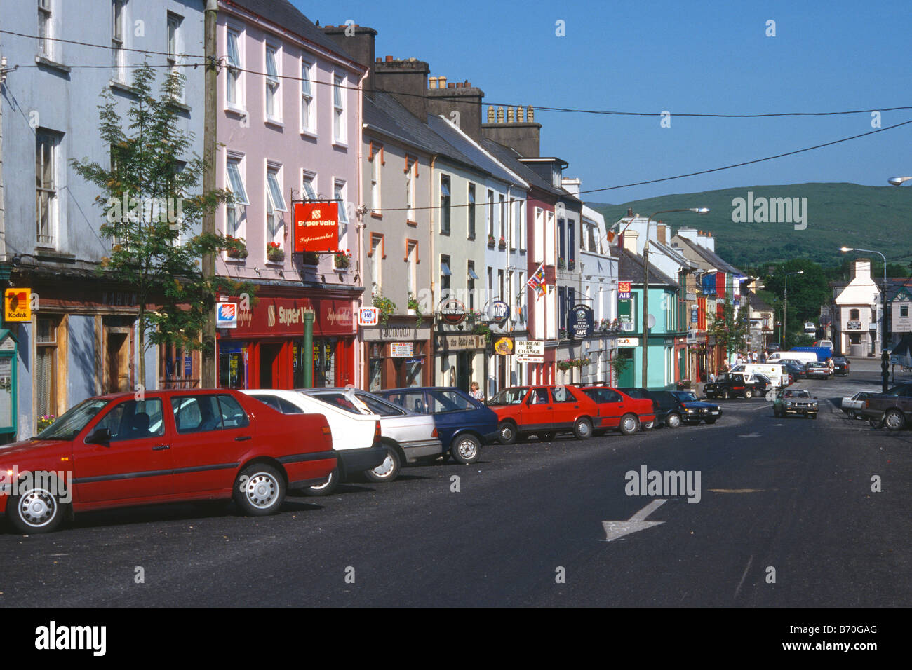 Stadtzentrum, Kenmare, County Kerry Stockfoto