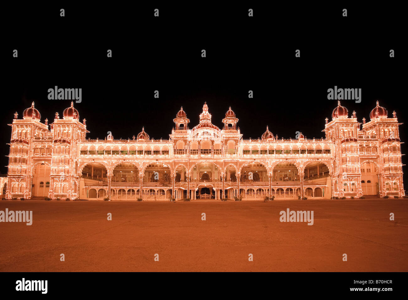 Maharaja s Palace Mysore Karnataka Indien Stockfoto