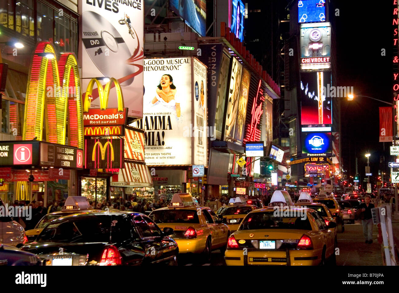 Broadway-Theatern in Midtown Manhattan New York City New York USA Stockfoto