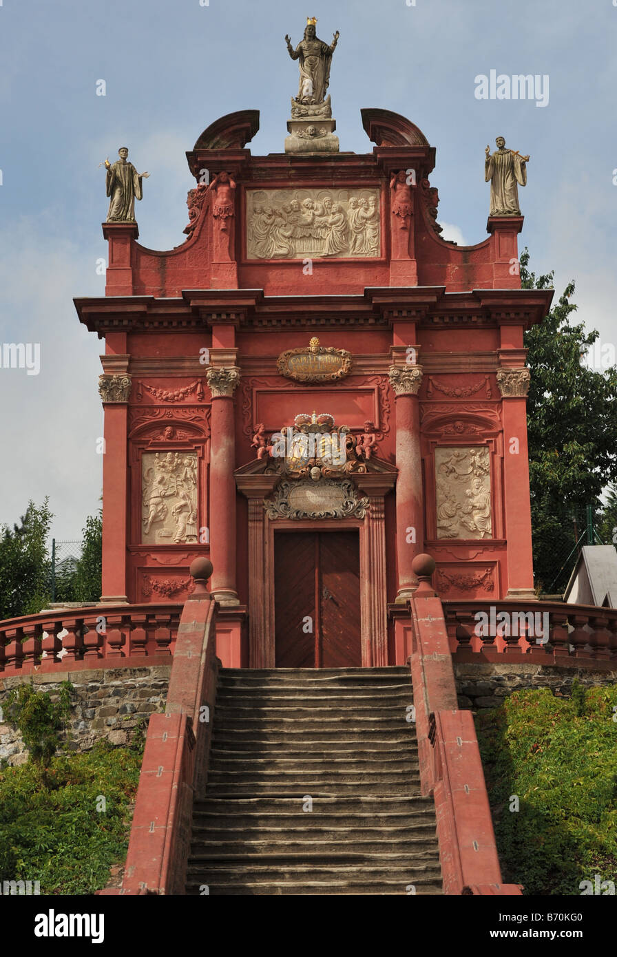 Region Einsiedeln Kapelle, Ostrov, Karlovy Vary, Tschechische Republik Stockfoto