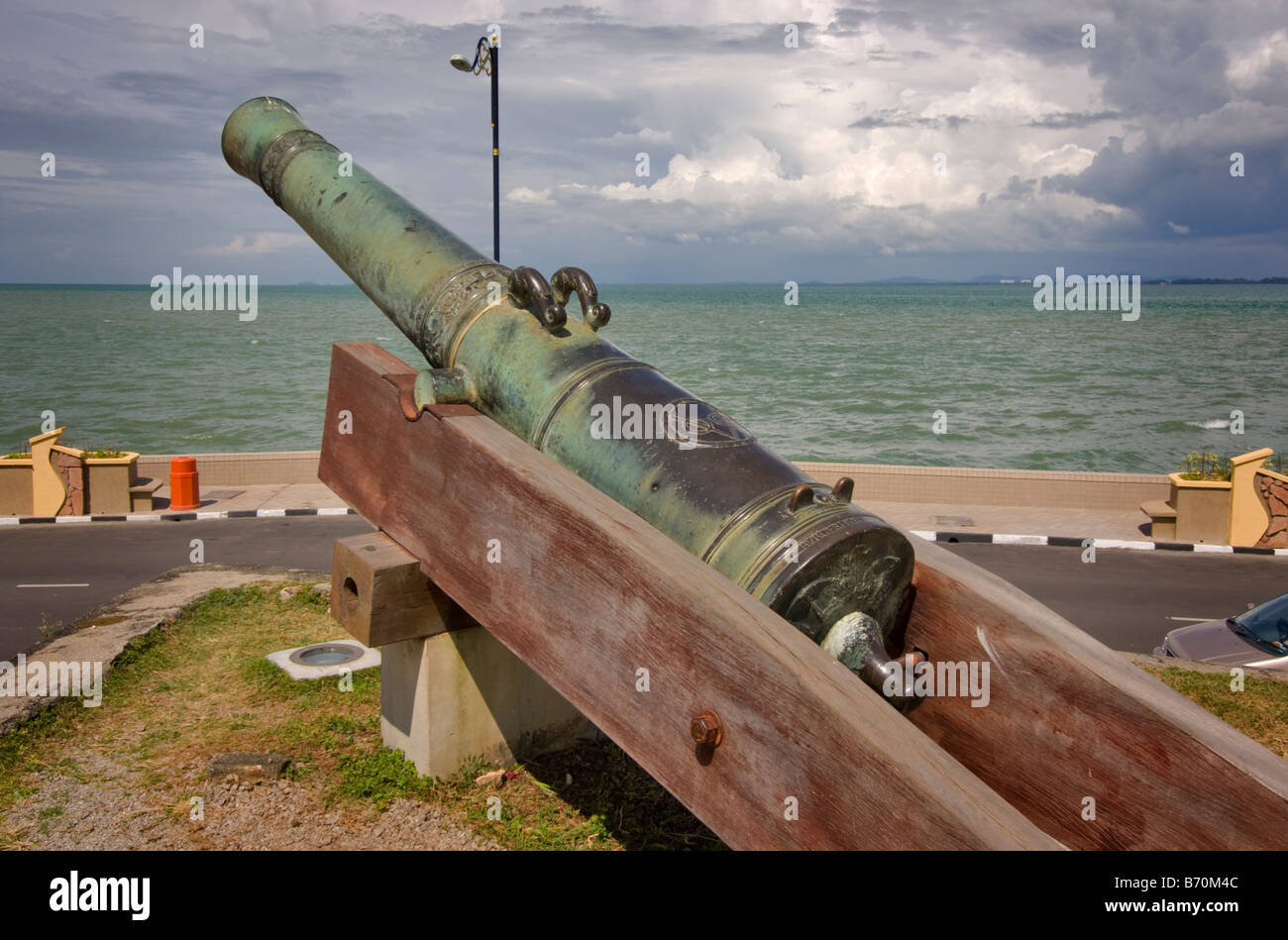 Seri Rambai Kanone in Fort Cornwallis, Georgetown, Penang, Malaysia Stockfoto