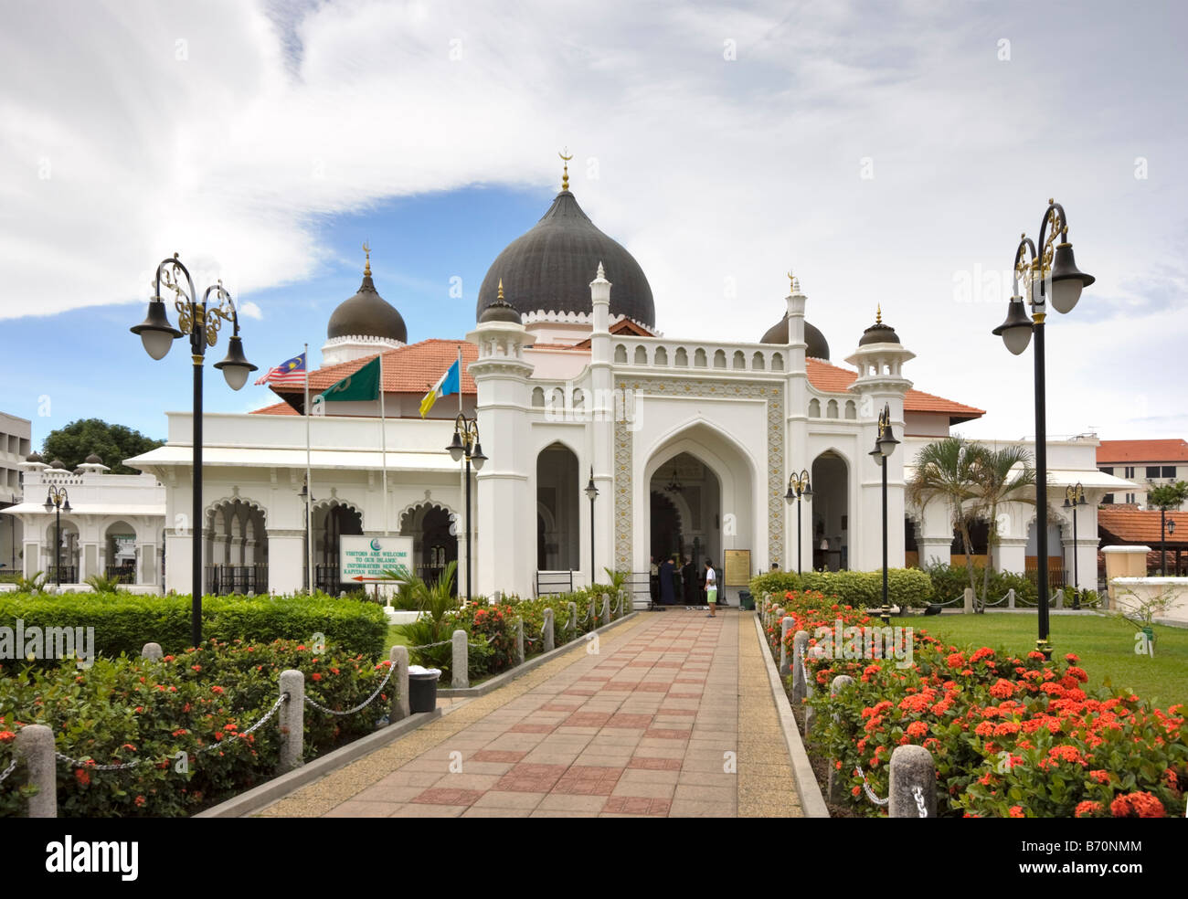 Kapitan Keling Moschee, Georgetown, Penang, Malaysia Stockfoto