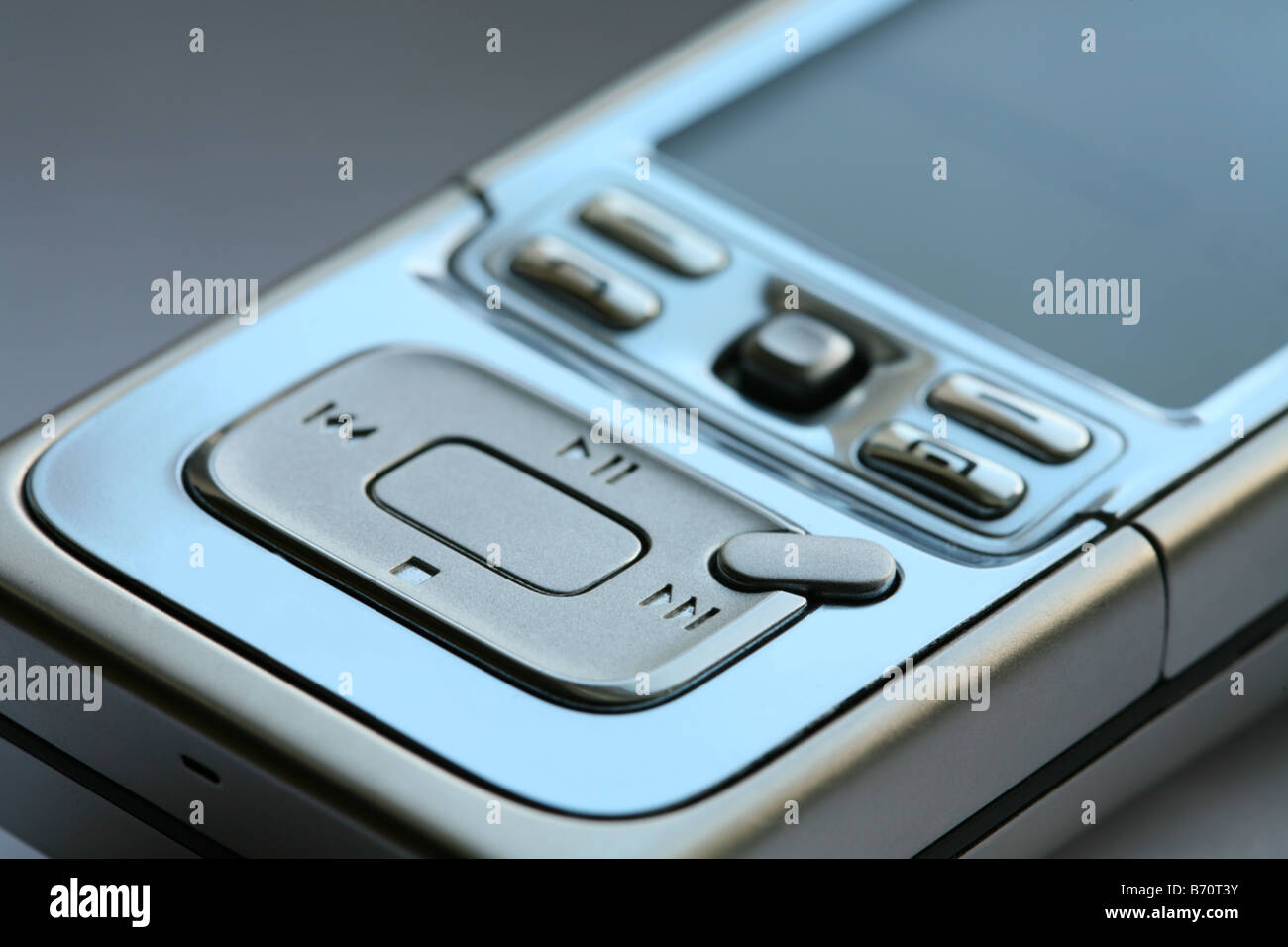 Tragbare MP3-Media-Player und Telefon Stockfoto