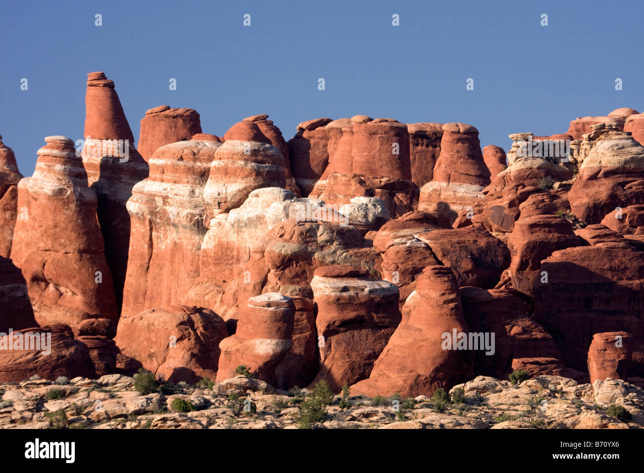 Feurige Ofen in Arches National Park in Utah Stockfoto