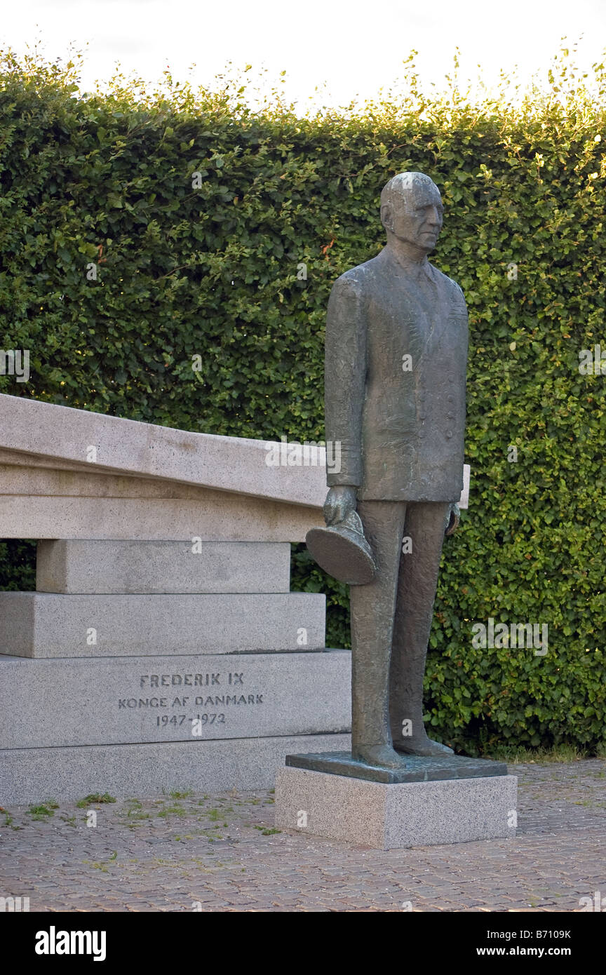 Statue von König Frederik IX. Stockfoto