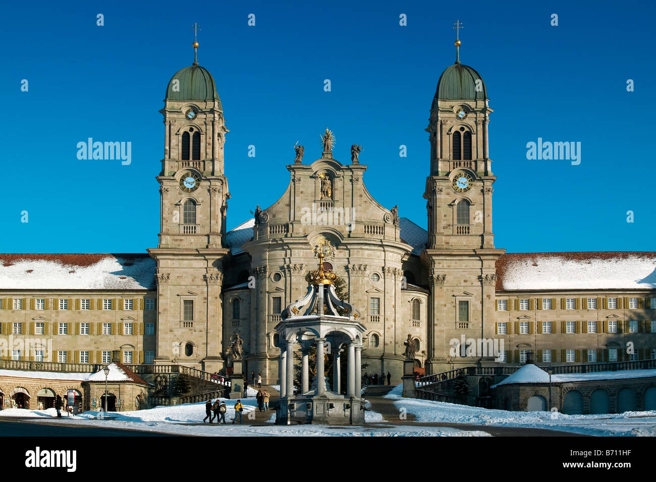 KLOSTER EINSIEDELN SCHWEIZ Stockfoto, Bild: 21536187 - Alamy