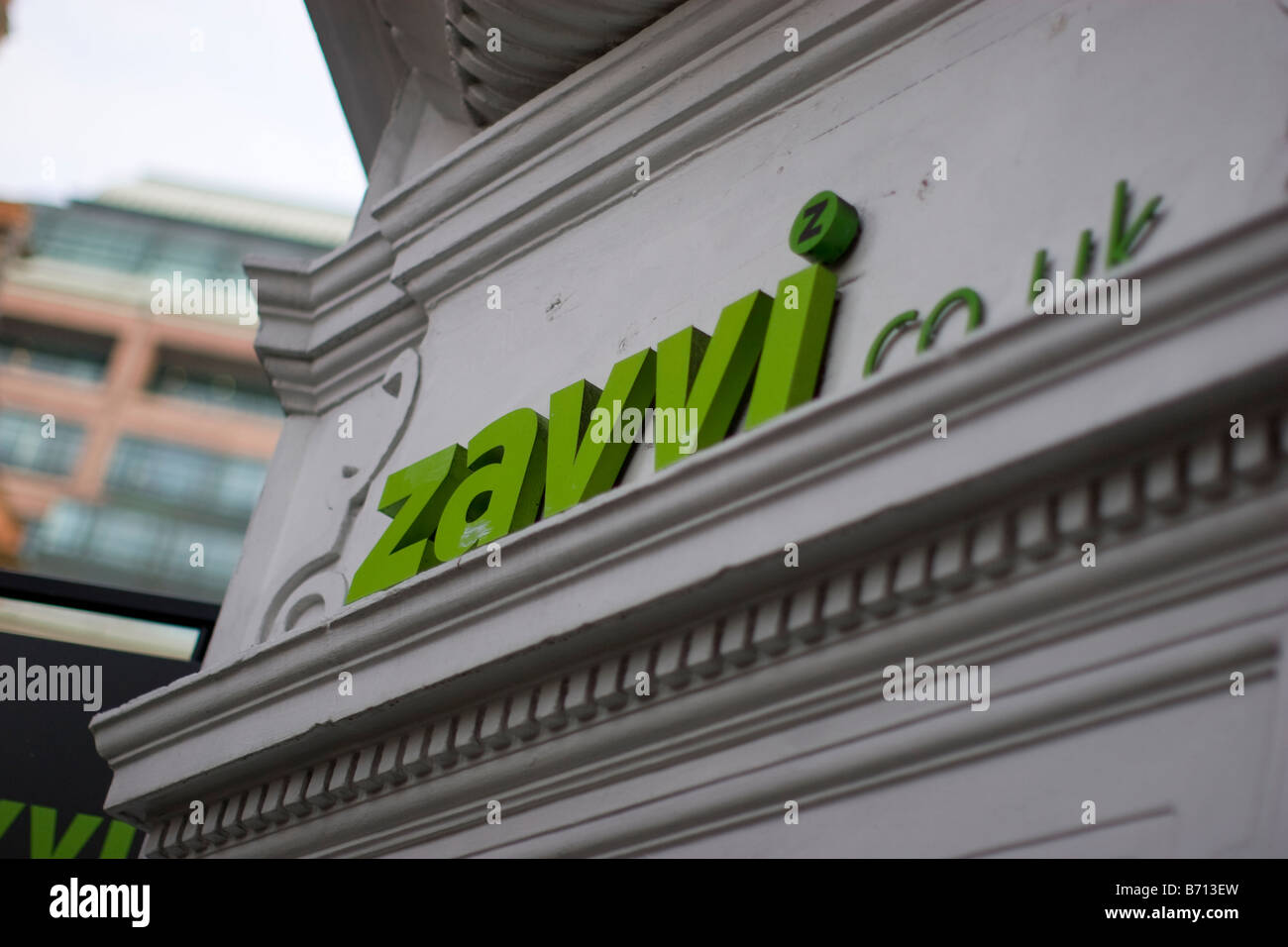 Zavvi Einzelhandelsgeschäft, Verkauf von cds, dvds und Spielen, London, Großbritannien Stockfoto