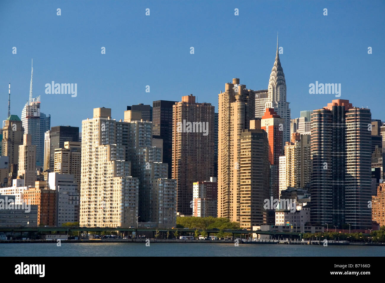 Wolkenkratzer in New York City New York USA Stockfoto