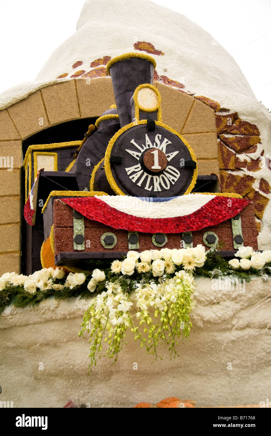 120. Tournament of Roses Rose Parade Float 2009 Stockfoto