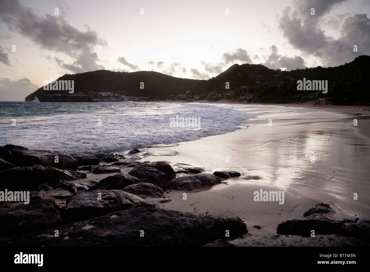 Anse des Flamands Stockfoto