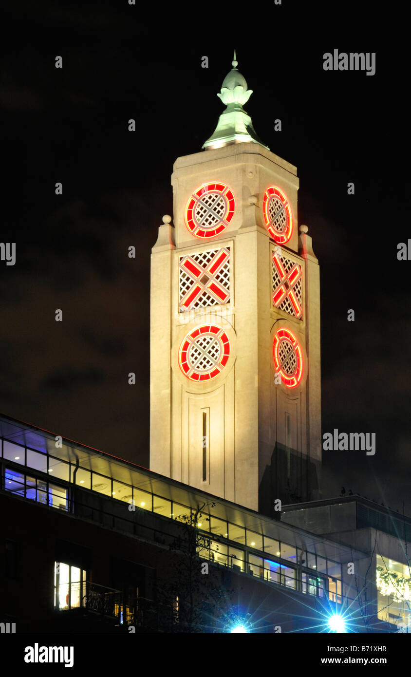 Oxo Tower Themse Southbank London Vereinigtes Königreich Stockfoto