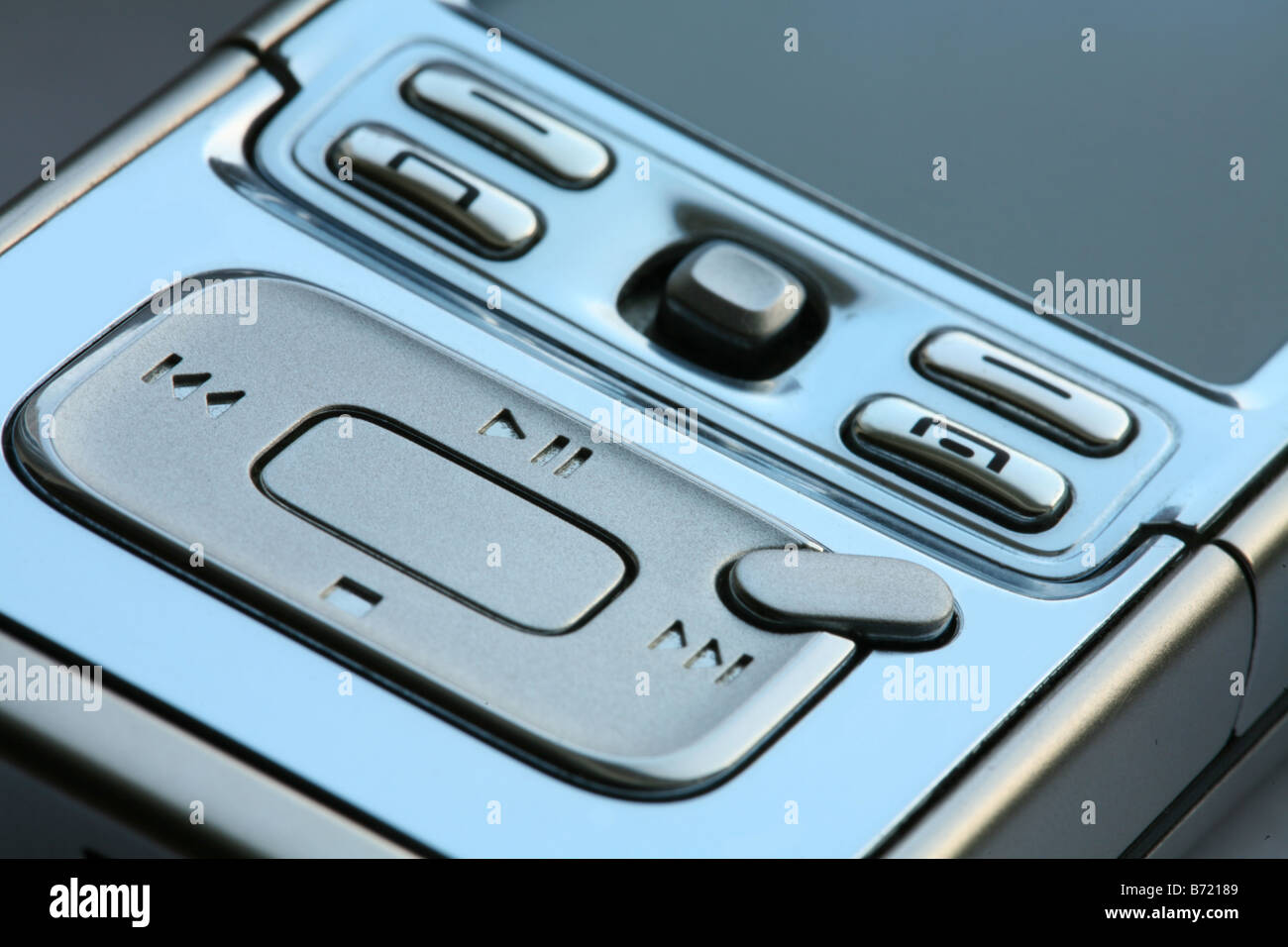 Tragbare MP3-Media-Player und Telefon Stockfoto