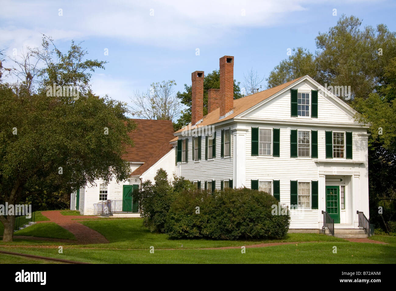 Das Pierce Manse historischen Haus von Präsident Franklin Pierce befindet sich in der Stadt von Concord New Hampshire, USA Stockfoto