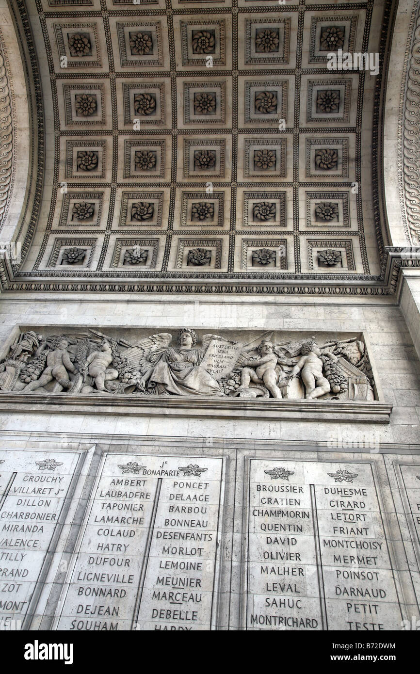 Teil des Triumphbogens Stockfoto