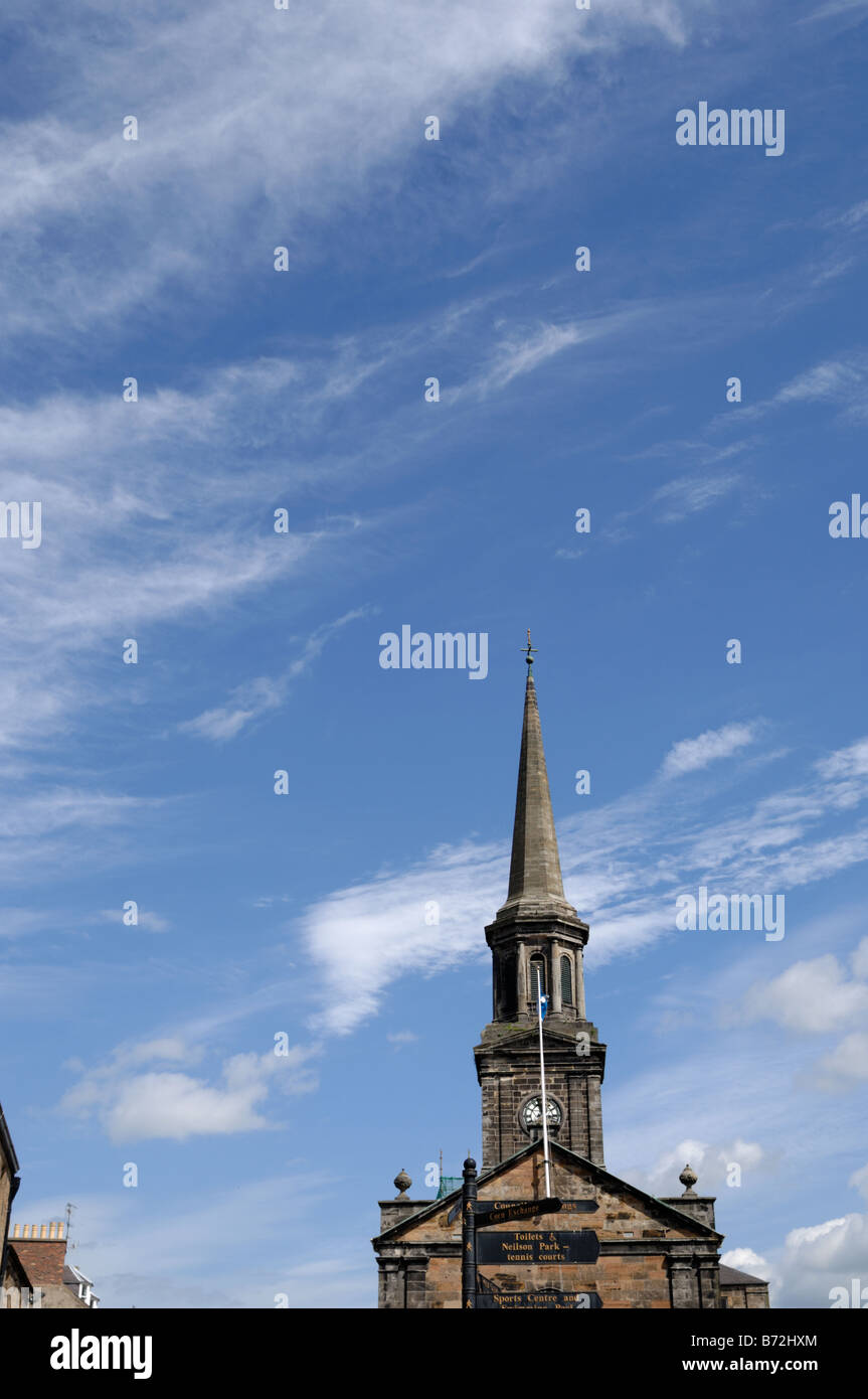 Das Stadthaus in Haddington, East Lothian Stockfoto