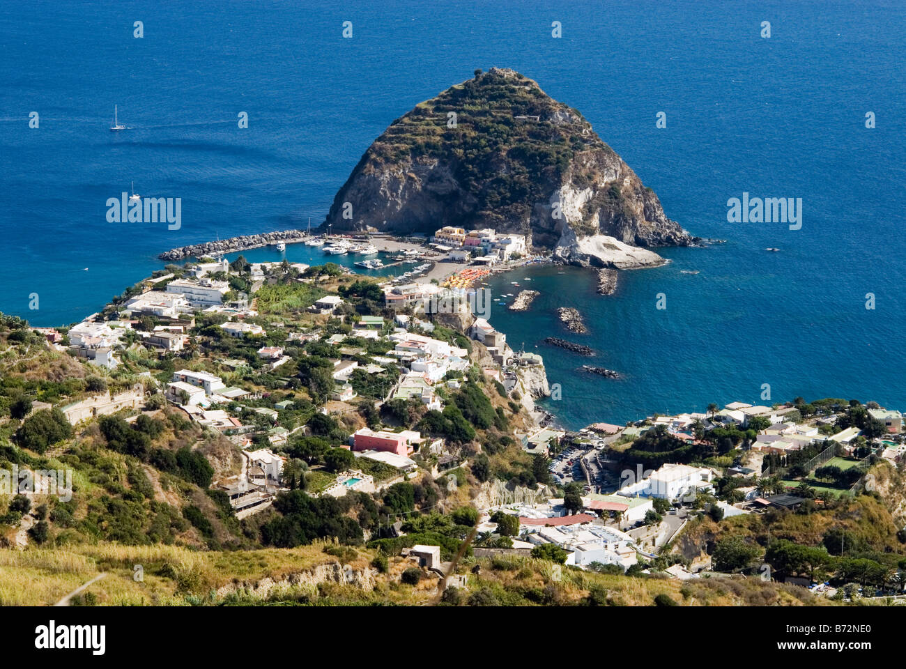 Sant Angelo auf der Insel Ischia Bucht von Neapel Stockfoto