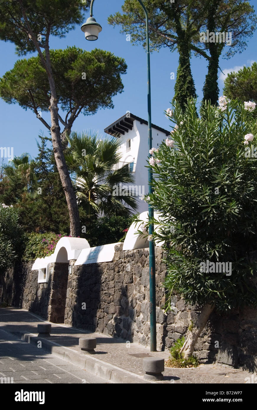 Haus in Ischia Ponte auf der Insel Ischia Bucht von Neapel Stockfoto