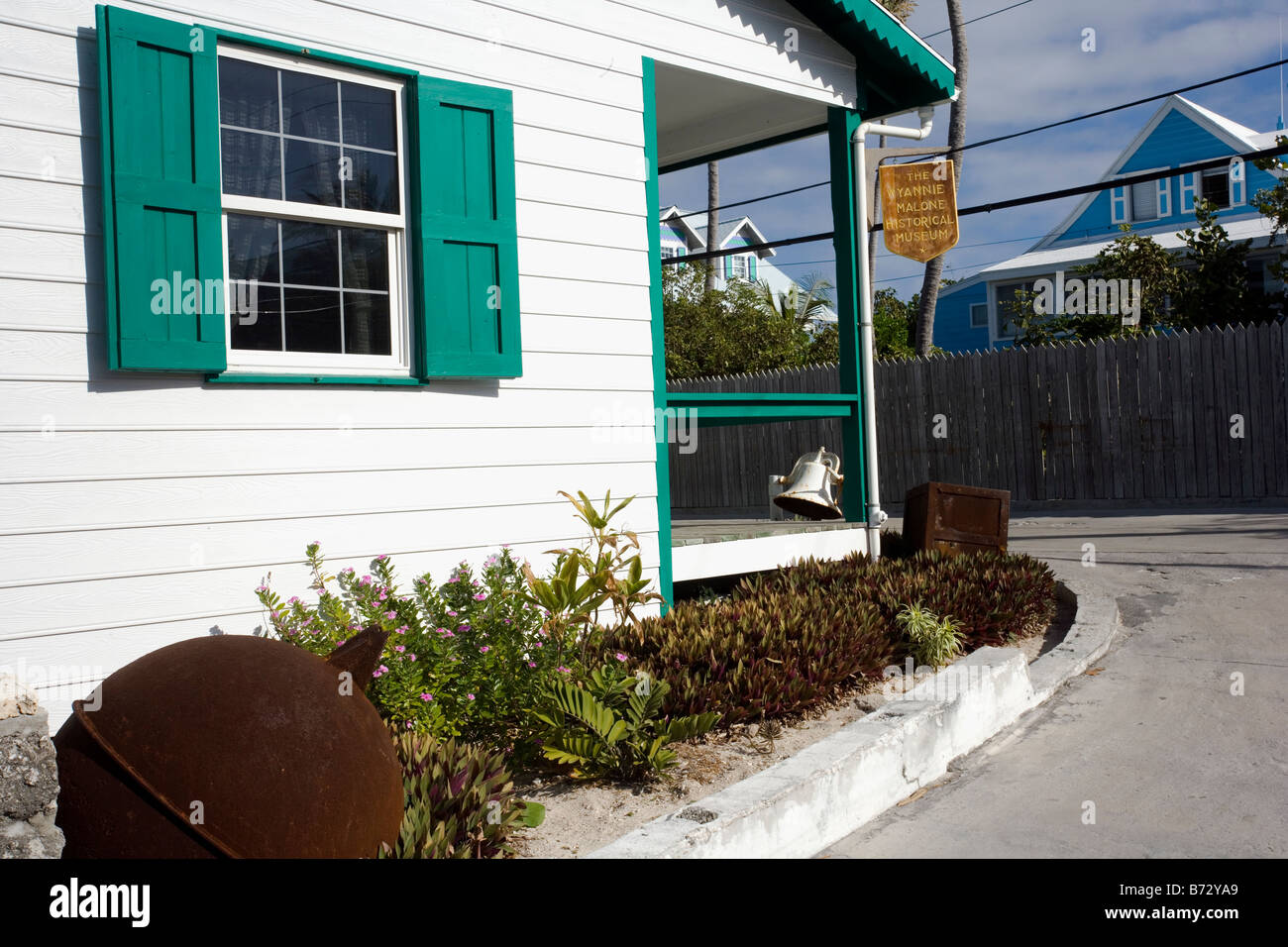 Landhaus Nassau, Bahamas Stockfoto