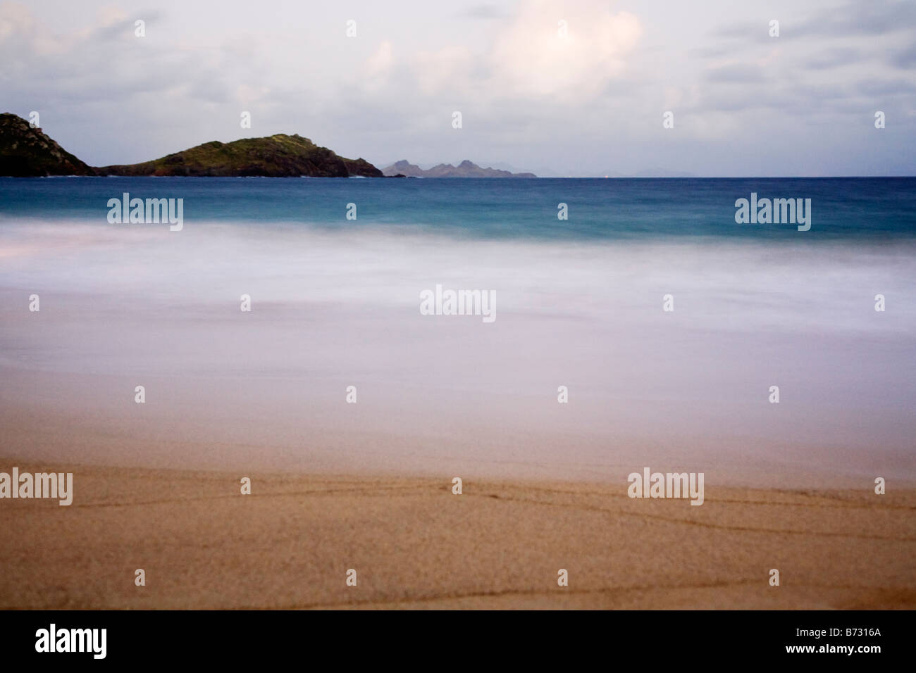Anse des Flamands Stockfoto