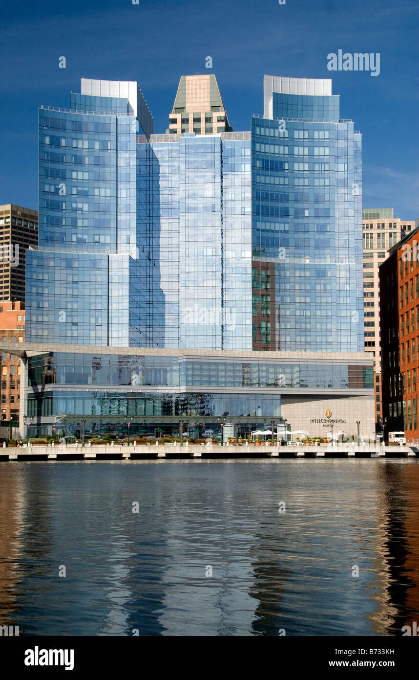 InterContinental Hotel auf Fort Point Channel, Boston, Massachusetts Stockfoto