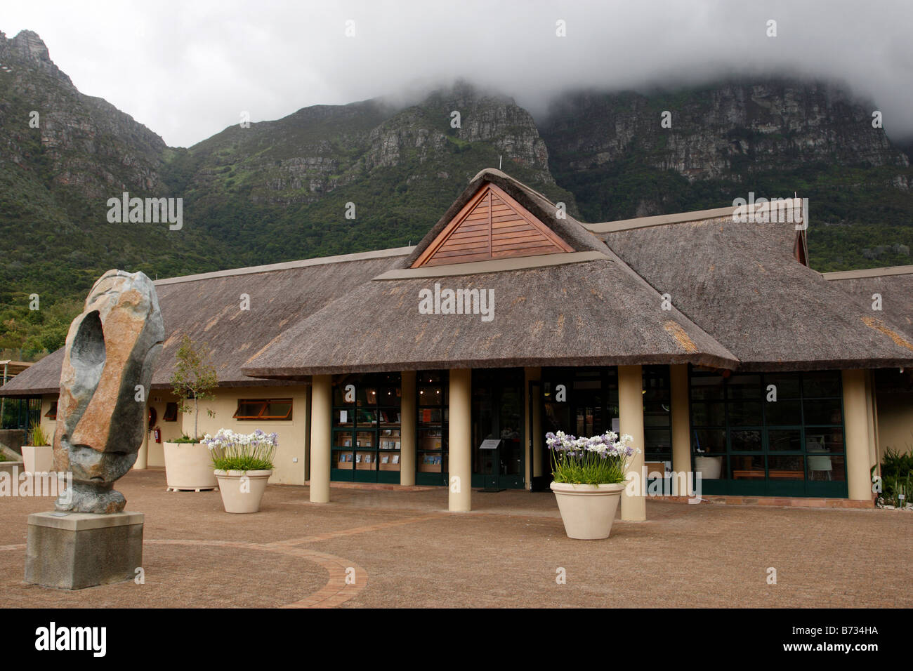 Eingang am Tor 2 Kirstenbosch national Botanical Garden gegründet 1913 Cape Town-Südafrika Stockfoto