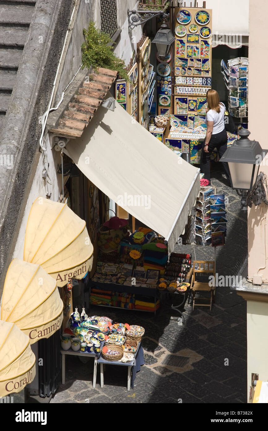 Amalfi Costiera Amalfitana Salerno Kampanien Italien Stockfoto