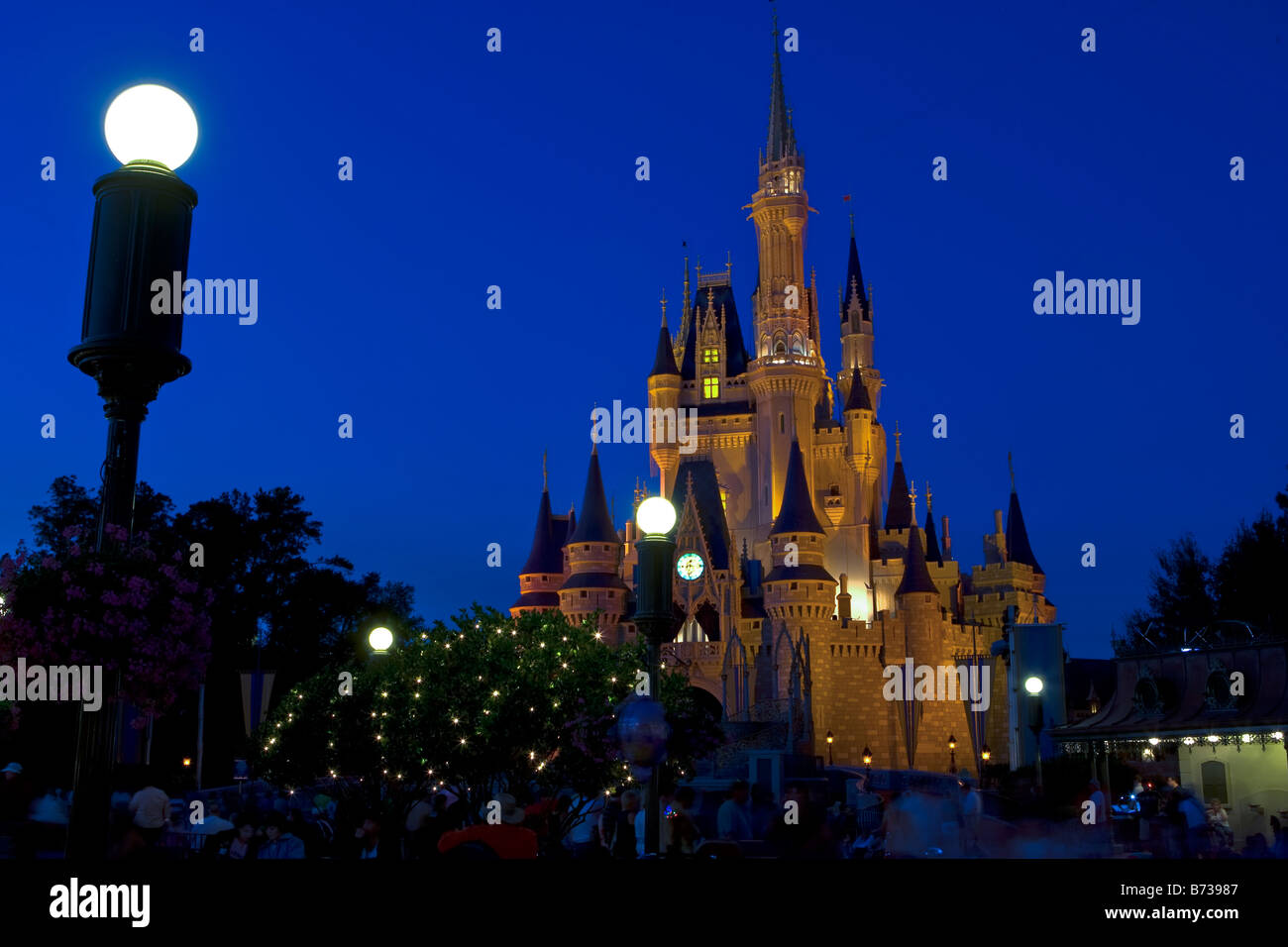 Das Magic Castle im Disney s Magic Kingdom Stockfoto