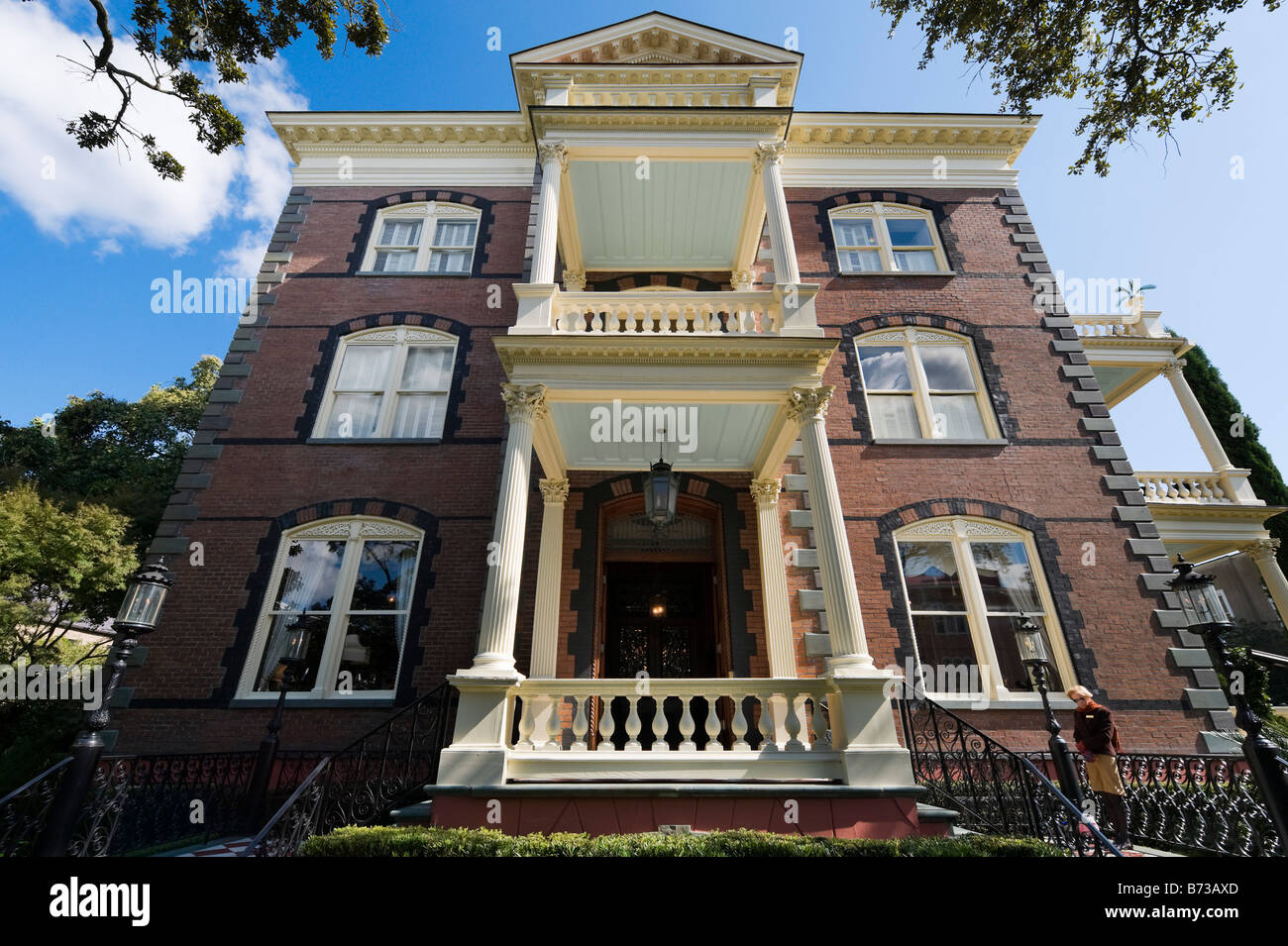 Die historischen Calhoun Mansion on Meeting Street, Charleston, South Carolina, USA Stockfoto