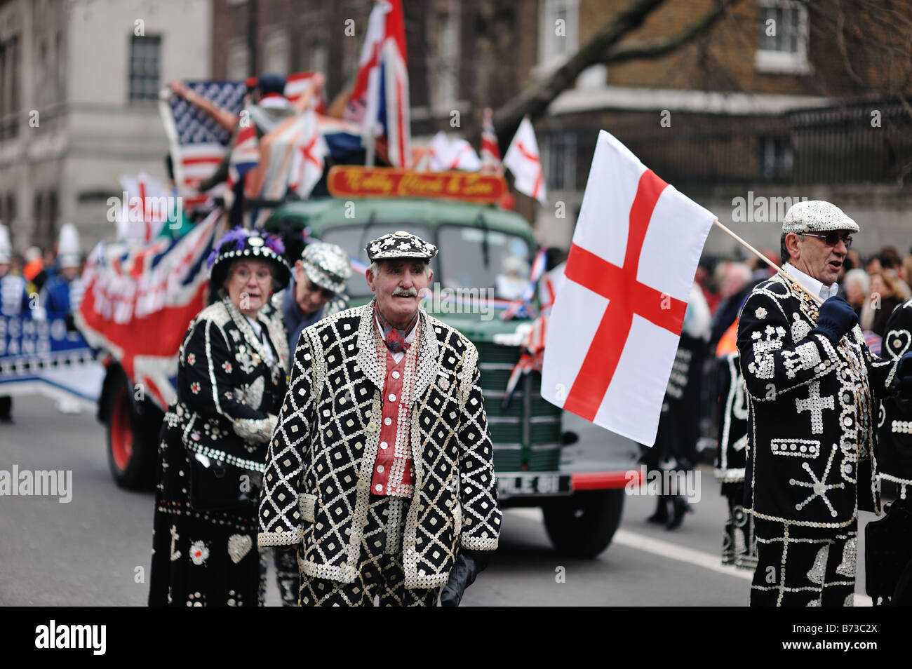 Neues Jahr-Parade 2009, London Stockfoto