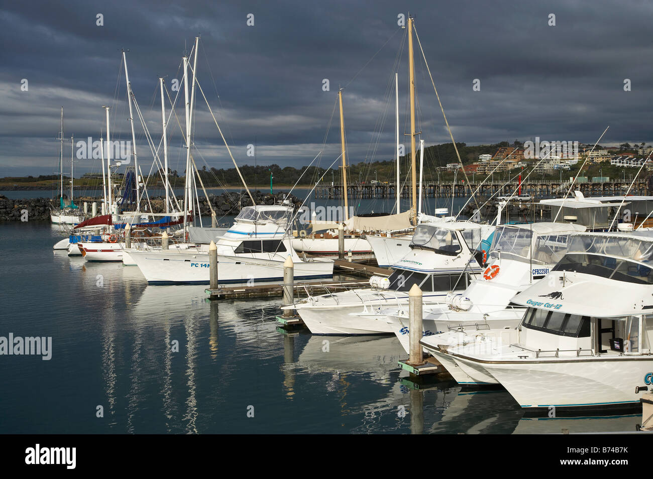 Coffs Harbour Marina Coffs Harbour, New South Wales Australien Stockfoto