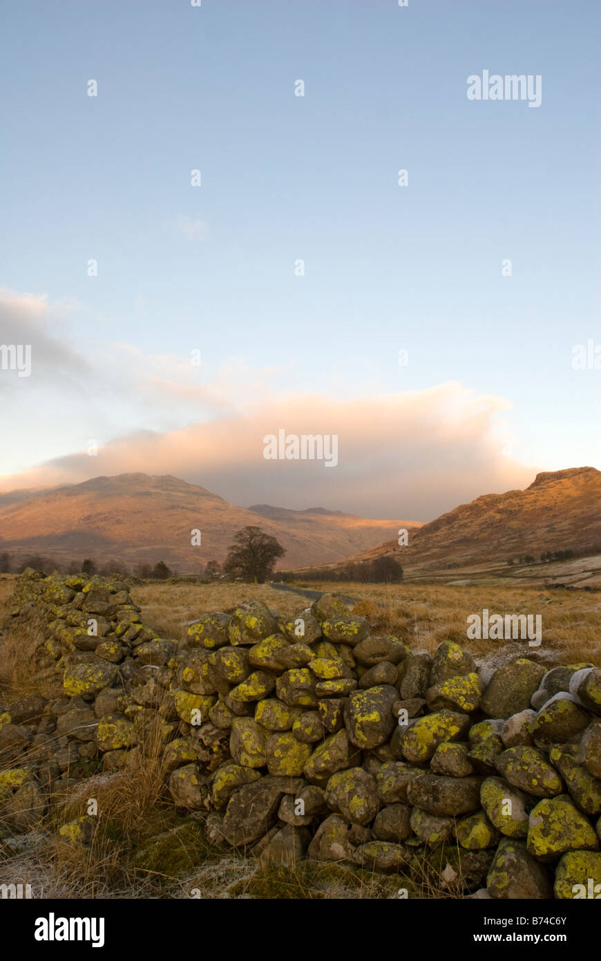 Blick Richtung Ulpha fiel im Offshore-Valley Nationalpark Lake District Cumbria England Stockfoto