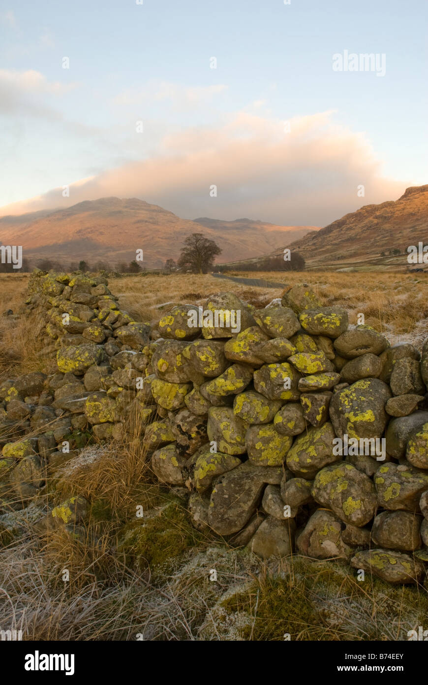 Blick Richtung Ulpha fiel im Offshore-Valley, dem Lake District National Park, Cumbria, England Stockfoto