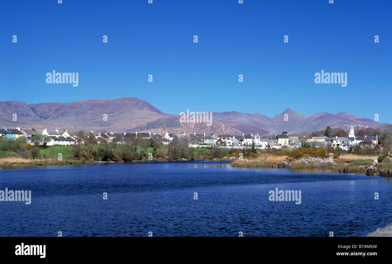 Grafschaft co Kerry, malerisches Dorf auf Irlands Ring of Kerry, Schönheit in der Natur, Stockfoto