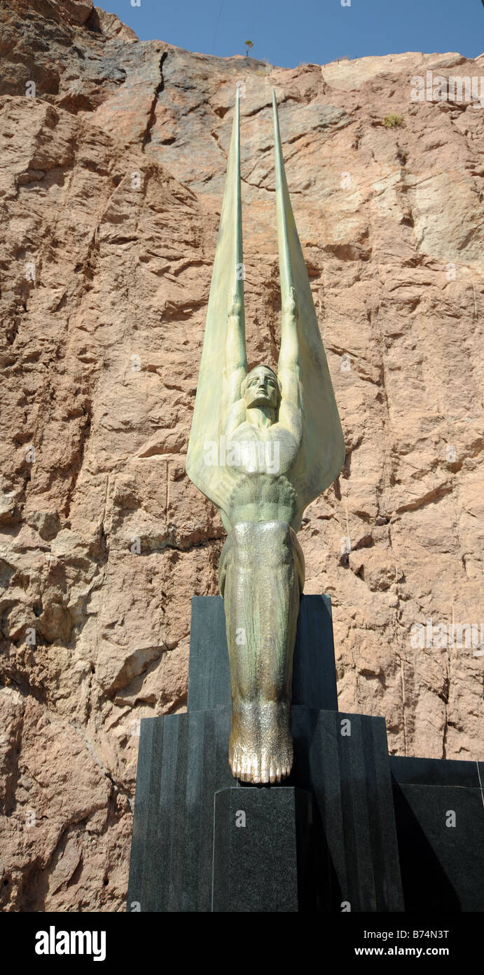 Hoover-Staudamm-Denkmal Stockfoto