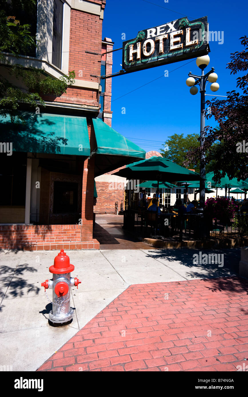 Hotel Rex, Montana Avenue, Billings, Montana, USA Stockfoto