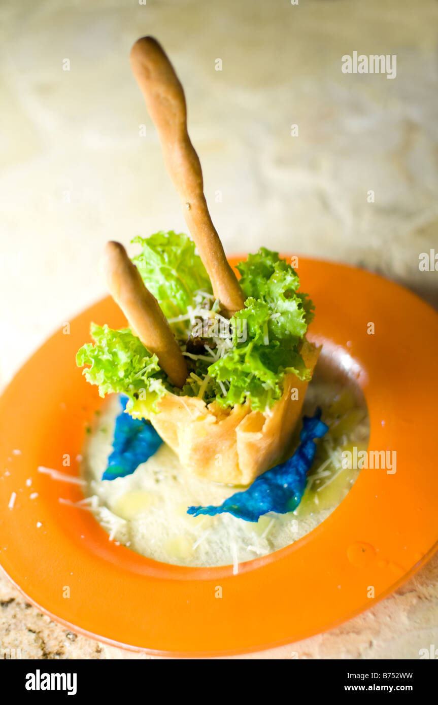 Karibik Dominikanische Republik Restaurants Stockfoto