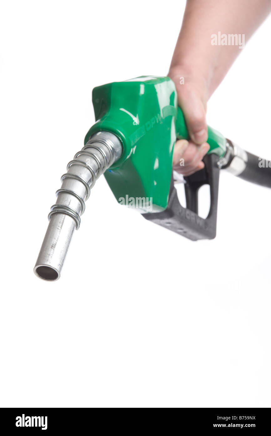 Hand, die Gasdüse, Winnipeg, Manitoba Stockfoto