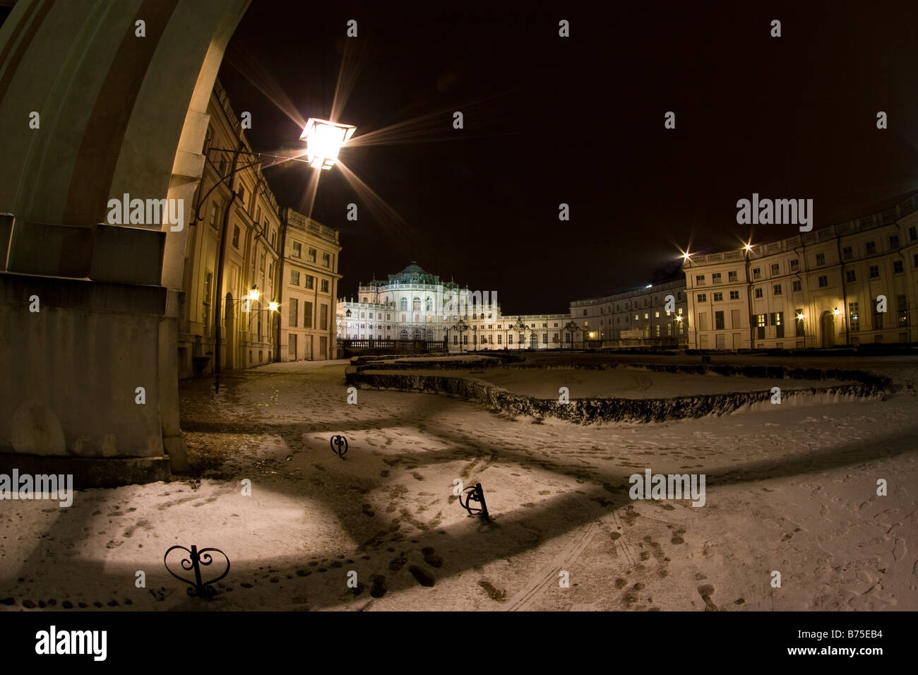 Palazzina di Stupinigi, Wohnsitze des königlichen Hauses Savoyen Stockfoto