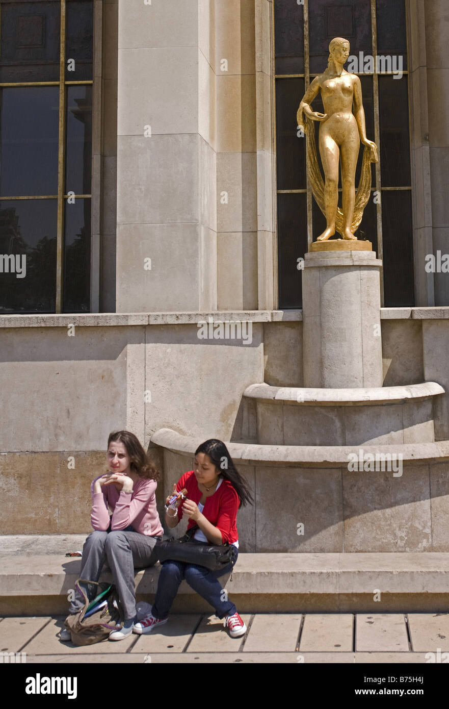 Paris, Chaillot Palace Stockfoto