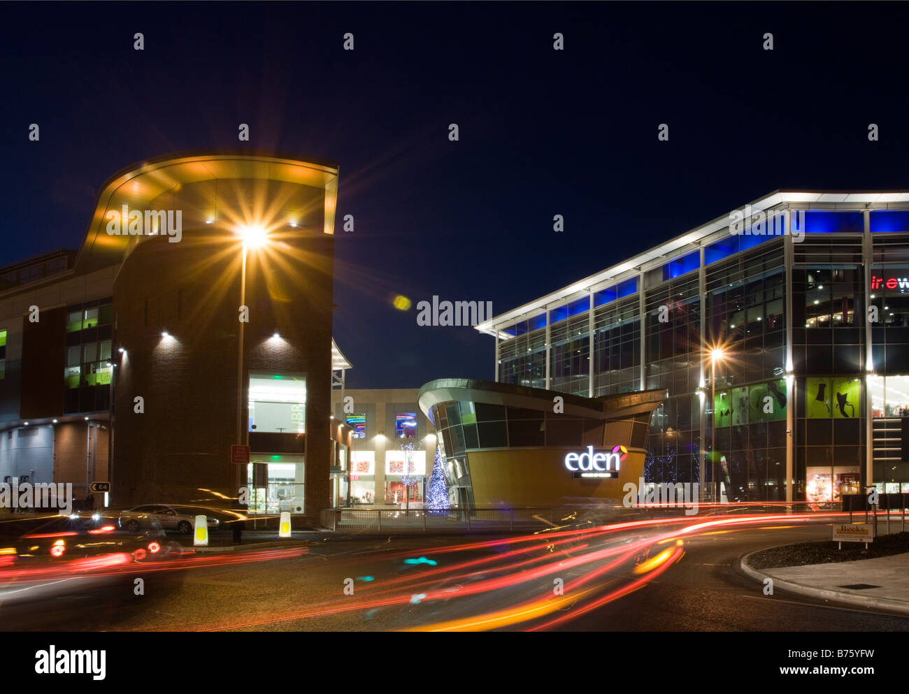 Eden Einkaufszentrum High Wycombe Bucks Stockfoto