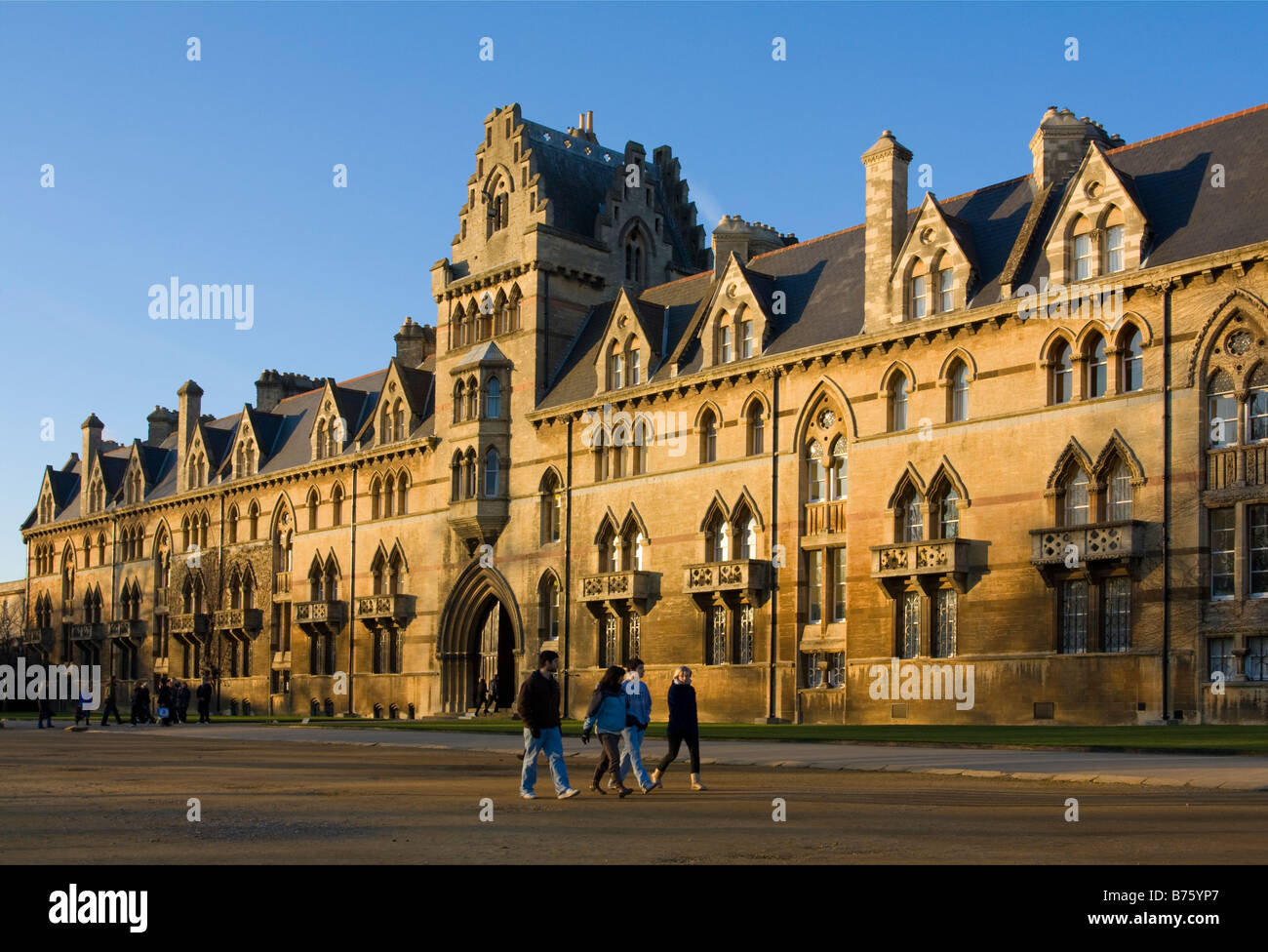 Der Wiese Gebäude Christ Church College Oxford Stockfoto