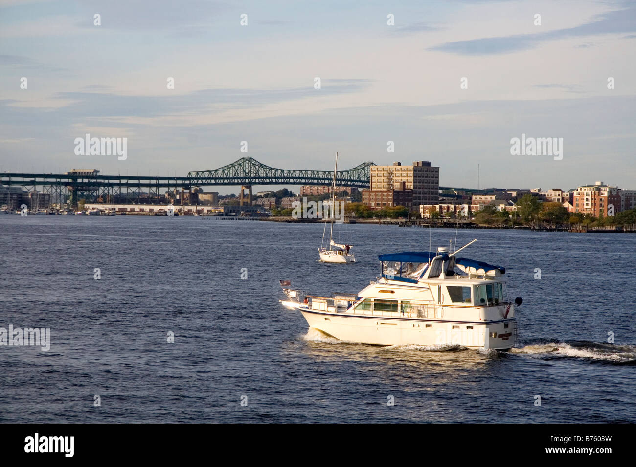 Ausflugsboot in Boston Harbor Boston Massachusetts, USA Stockfoto