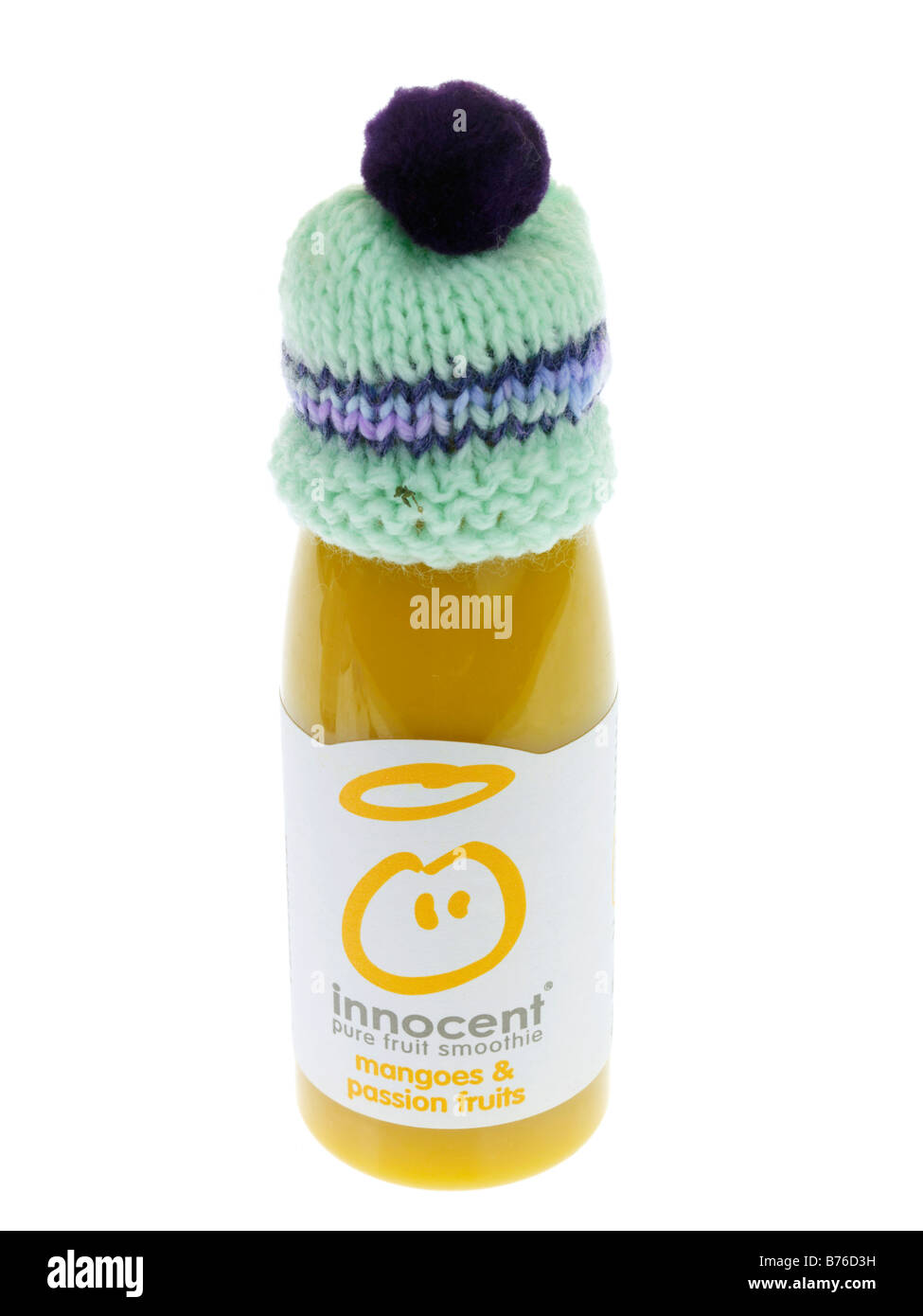 Mango und Passionsfrucht/Maracuja Smoothie Stockfoto