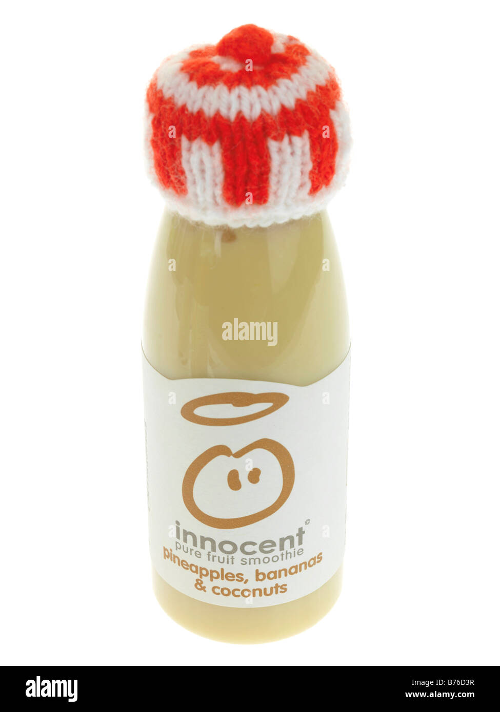 Ananas Banane und Kokos Smoothie Stockfoto