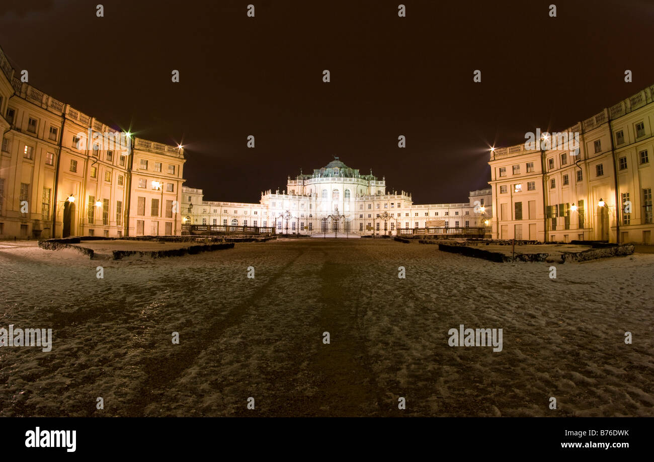 Palazzina di Stupinigi, Wohnsitze des königlichen Hauses Savoyen Stockfoto