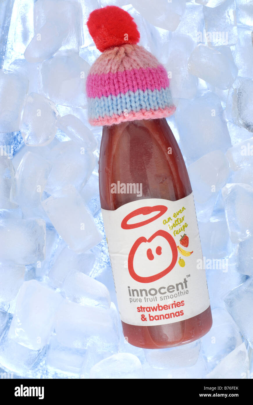 Innocent Smoothie mit Hut Stockfoto